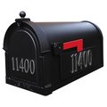 Special Lite Products Special Lite Products SCB-1015-DX-MOC Berkshire Curbside Mailbox with Front & Side Numbers; Mocha SCB-1015-DX-MOC